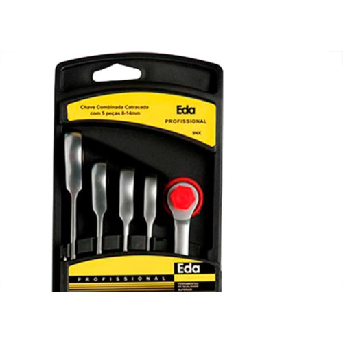 Jg Chave Combinada Catraca 8 A14 5Pc/9Nx