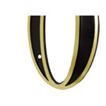 Numero Colonial Preto/Dourado N.0