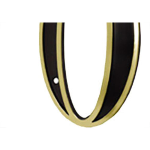 Numero Colonial Preto/Dourado N.0