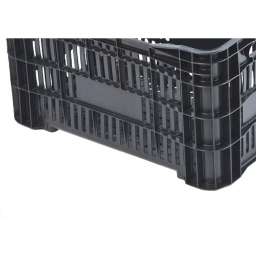 Caixa Plast.Perfurada Preta 55 X 36 - Kit C/3 PC