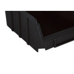 Gaveteiro P/Prateleira Preto 03 - Kit C/72 PC