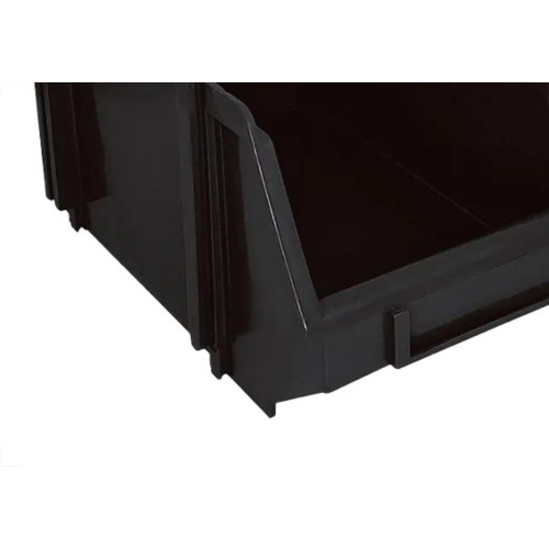 Gaveteiro P/Prateleira Preto 06 - Kit C/36 PC