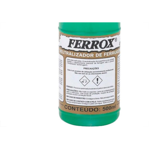 Kit C/4 - Removedor Ferrugem Ferrox 500 Ml