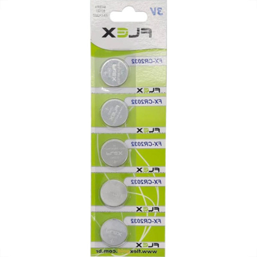 Pilha Bateria Flex Botao Cr2032 C/5