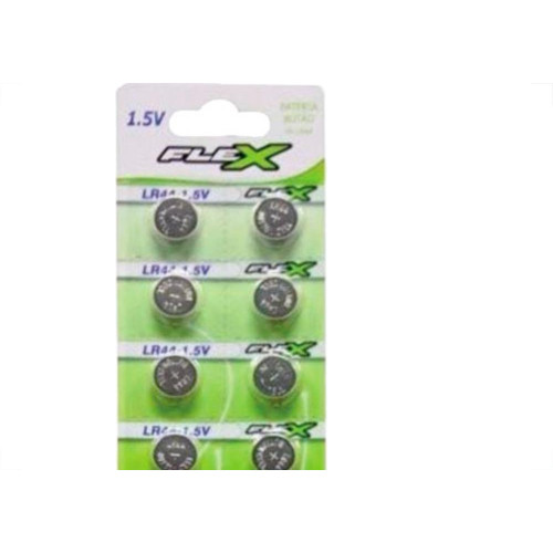 Pilha Bateria Flex Botao Lr44 C/14