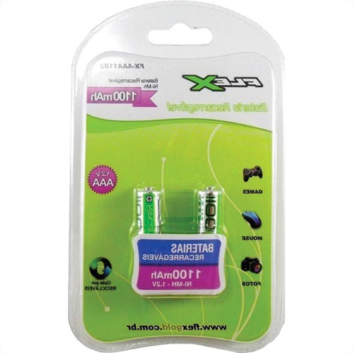 Pilha Flex Recarreg,Aaa C/2
