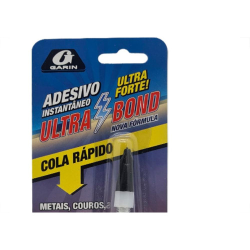 Cola Inst Ultra Bond Garin 2G - Kit C/12 PC