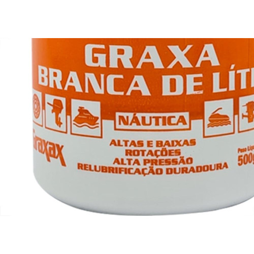 Graxa Branca Litio Pura 500 Grs
