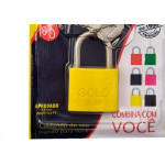 Cadeado Gold Color 30 Amarelo