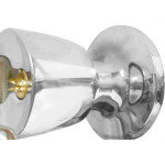 Fechadura P/Divis.Tubular Gold Crom