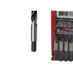 Broca Aco Carbono 3 Ponta Htom 12Mm - Kit C/5 PC