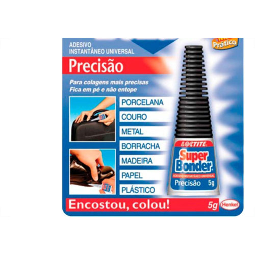 Cola Inst Super Bonder 5G - Kit C/24 PC