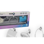 Kit Aces.P/Wc Hidrolar Inox  5Pc