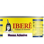 Massa Plastica Ibere Cinza 400 Grs - Kit C/12 PC