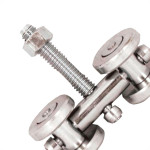 Rodizio Tipo Stanley Quadr. 1.1/2 - Kit C/2 PC