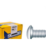 Parafuso Eletro Calha C/Trava 1/4X3/4 - Kit C/2 Centos