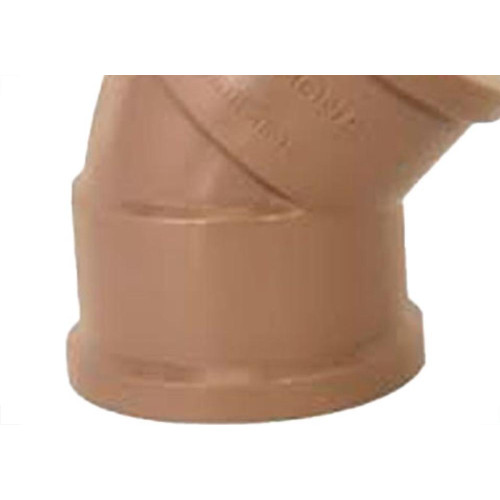 Cotovelo Soldavel PVC Liso Liso Krona 50Mm X 45 - Kit C/10 PC