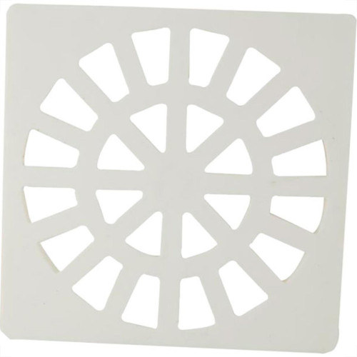 Grelha Plast.Quadr.Branca 100 Krona - Kit C/12 PC
