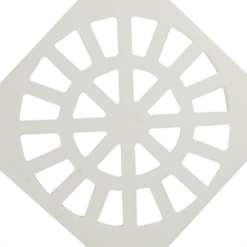 Grelha Plast.Quadr.Branca 100 Krona - Kit C/12 PC