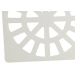 Grelha Plast.Quadr.Branca 100 Krona - Kit C/12 PC