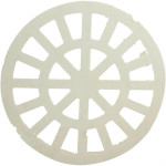 Grelha Plast.Red.Branca 100 Krona - Kit C/12 PC