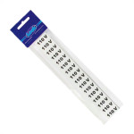 Placa Sinalizacao 1,5X 4 - 110V C/16 - Kit C/5 CA