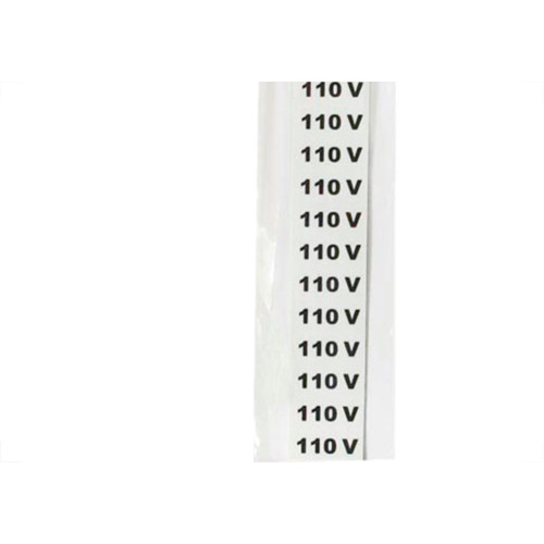 Placa Sinalizacao 1,5X 4 - 110V C/16 - Kit C/5 CA