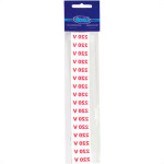 Placa Sinalizacao 1,5X 4 - 220V C/16 - Kit C/5 CA