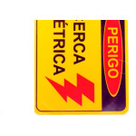 Placa Sinalizacao 15X20 Cerca Eletrica - Kit C/5 CA