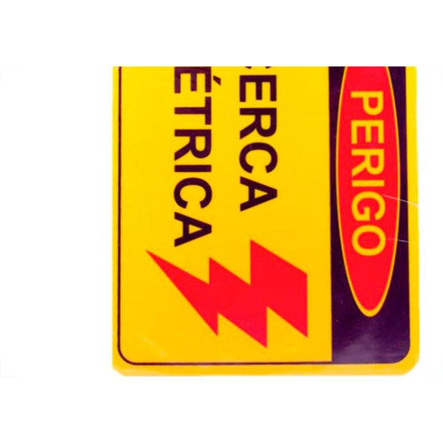 Placa Sinalizacao 15X20 Cerca Eletrica - Kit C/5 CA
