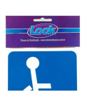 Placa Sinalizacao 15X20 Deficiente - Kit C/5 CA