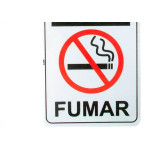 Placa Sinalizacao 15X20 Proibido Fumar - Kit C/5 CA