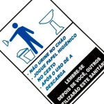 Placa Sinalizacao 15X20 San.Educativo M - Kit C/5 CA