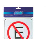 Placa Sinalizacao 20X30 Nao Estacione - Kit C/5 CA