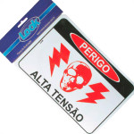 Placa Sinalizacao 20X30 Per.Alta Tensao - Kit C/5 CA