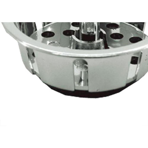 Cestinha Val.Amer.Plast.Crom.Luconi - Kit C/10 PC