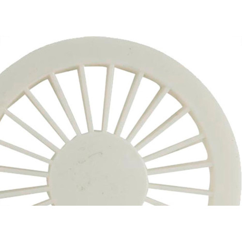 Grelha Plast.Redonda Bco 100 Luconi - Kit C/10 PC