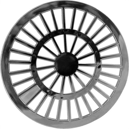 Grelha Plast.Redonda Cro 100 Luconi - Kit C/10 PC