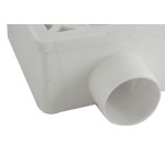 Ralo Sifonado Luconi Redondo Branco - Kit C/6 PC