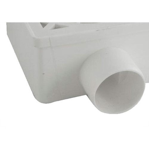 Ralo Sifonado Luconi Redondo Branco - Kit C/6 PC