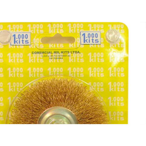 Escova Aco Circ. Milk.3X1/2 C/Haste