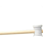 Martelo Borracha Azulej.Milk 40 Bco