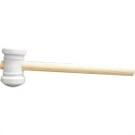 Martelo Borracha Azulej.Milk 60 Bco