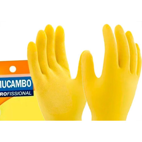 Luva Mucambo Forrada Amarela .G