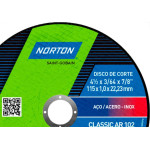 Disco Nort.Inox 4.1/2X1,0X7/8 Class
