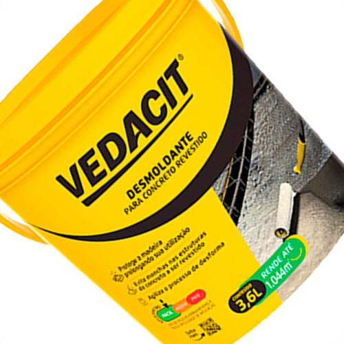 Vedacit Desmoldante P/Concreto 3,6L