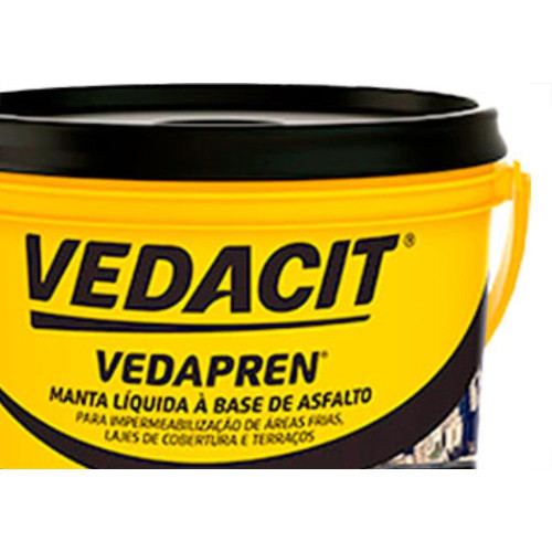 Vedacit Vedapren Preto 3,6Kg