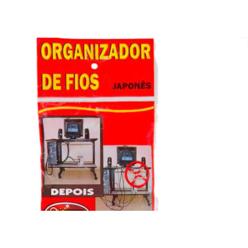 Organizador Fio Overtime 1Mt Branco