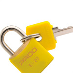 Cadeado Pado Color 20 Amarelo