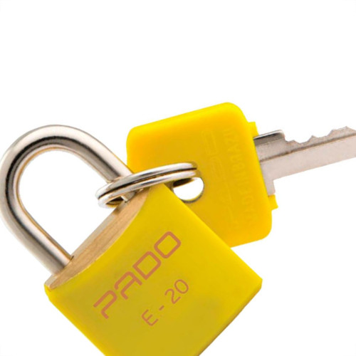 Cadeado Pado Color 20 Amarelo